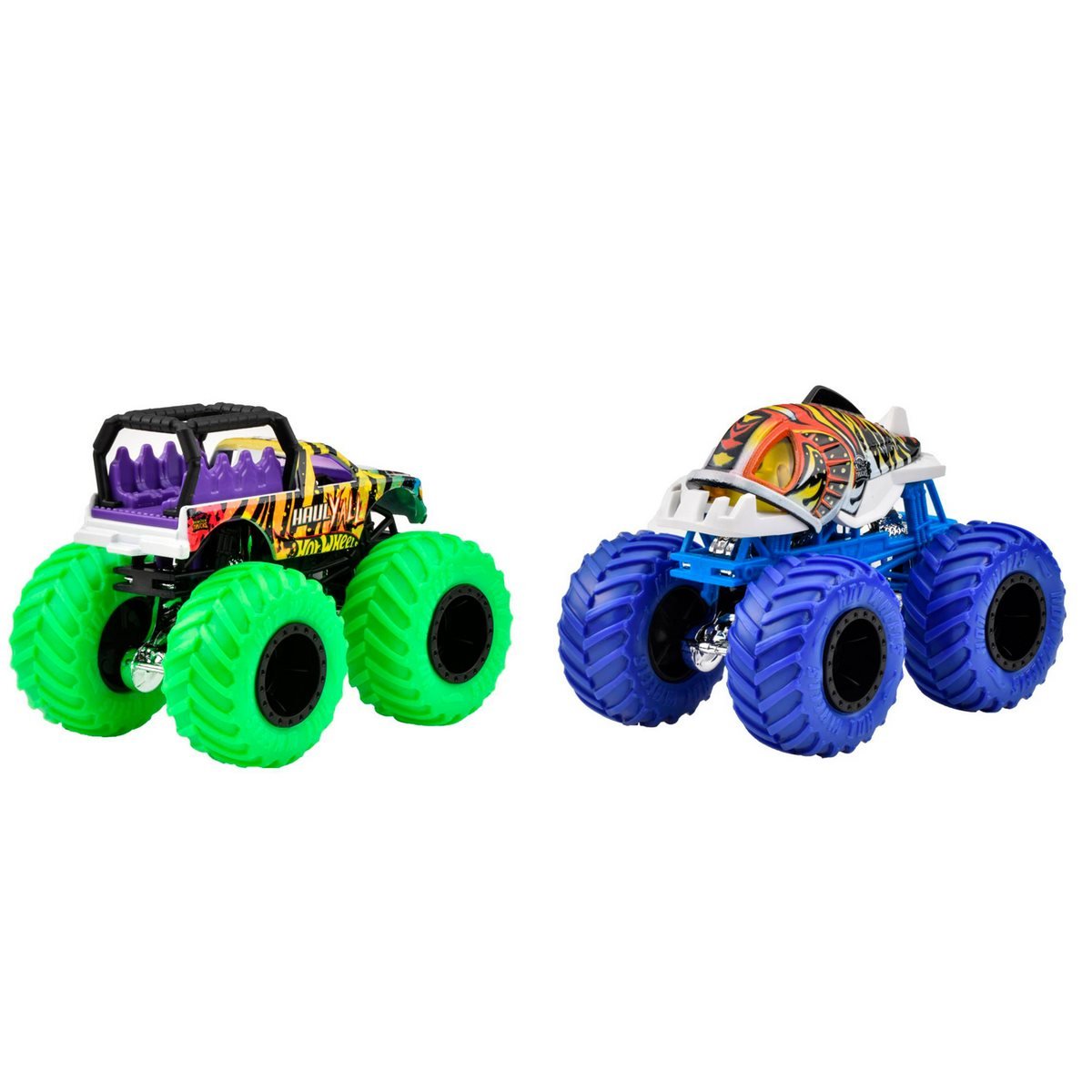 Hot Wheels Monster Trucks Escala 1:64 - Piran-Ahhhh Vs Haul Y'all